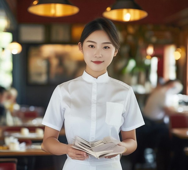 餐厅服务员，服务规范，文明态度